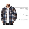 image:imageCOOFANDY Mens Flannel Shirts Long Sleeve Cotton Plaid Shirt Jacket Casual Button Down Shirt with PocketsBlue Plaid