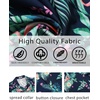 image:imageCOOFANDY Mens Hawaiian Shirt Short Sleeve Summer Button Down Shirts Tropical Vacation Beach Aloha Shirts with PocketNavy  Flamingo