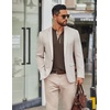 image:imageCOOFANDY Mens Henley Long Sleeve Shirts Casual Button TShirt Pullover Basic Tees with PocketBrown