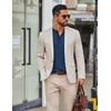 image:imageCOOFANDY Mens Henley Long Sleeve Shirts Casual Button TShirt Pullover Basic Tees with PocketLight Navy