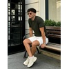 image:imageCOOFANDY Mens Knit Button Down Shirts Short Sleeve Polo Shirt Casual Vintage Summer Beach ShirtsArmy Green