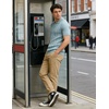 image:imageCOOFANDY Mens Knit Button Down Shirts Short Sleeve Polo Shirt Casual Vintage Summer Beach ShirtsIce Green