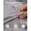 image:imageCOOFANDY Mens Knit Button Down Shirts Short Sleeve Polo Shirt Casual Vintage Summer Beach ShirtsLight Gray
