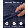image:imageCOOFANDY Mens Knit Button Down Shirts Short Sleeve Polo Shirt Casual Vintage Summer Beach ShirtsNavy Blue