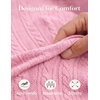 image:imageCOOFANDY Mens Knit Button Down Shirts Short Sleeve Polo Shirt Casual Vintage Summer Beach ShirtsPink