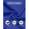 image:imageCOOFANDY Mens Knit Button Down Shirts Short Sleeve Polo Shirt Casual Vintage Summer Beach ShirtsRoyal Blue