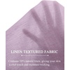image:imageCOOFANDY Mens Linen Shirts Short Sleeve Casual Button Down Shirts Beach Summer Wedding TopsLight Purple