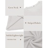 image:imageCOOFANDY Mens Long Sleeve Shirts Thermal TShirt Slim Fit Crewneck Sweater Knitted Pullover ShirtWhite