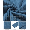 image:imageCOOFANDY Mens Mock Turtleneck Long Sleeve Shirts Fleece Ribbed Thermal Pullover Slim Fit Basic TShirtsBlue