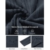 image:imageCOOFANDY Mens Mock Turtleneck Long Sleeve Shirts Fleece Ribbed Thermal Pullover Slim Fit Basic TShirtsDark Grey