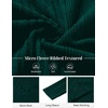image:imageCOOFANDY Mens Mock Turtleneck Long Sleeve Shirts Fleece Ribbed Thermal Pullover Slim Fit Basic TShirtsGreen