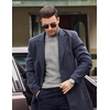 image:imageCOOFANDY Mens Mock Turtleneck Long Sleeve Shirts Fleece Ribbed Thermal Pullover Slim Fit Basic TShirtsLight Grey