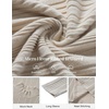 image:imageCOOFANDY Mens Mock Turtleneck Long Sleeve Shirts Fleece Ribbed Thermal Pullover Slim Fit Basic TShirtsLight Khaki