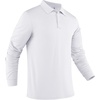 image:imageCOOFANDY Mens Polo Shirt Long Sleeve Golf Shirt Lightweight UPF 50 Sun Protection Quick Dry Moisture Wicking Collared ShirtWhite