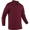 image:imageCOOFANDY Mens Polo Shirt Long Sleeve Golf Shirt Lightweight UPF 50 Sun Protection Quick Dry Moisture Wicking Collared ShirtWine Red