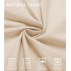 image:imageCOOFANDY Mens Short Sleeve Button Down Shirts Casual Cotton Beach Summer Linen Textured ShirtsKhaki