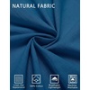 image:imageCOOFANDY Mens Short Sleeve Button Down Shirts Casual Cotton Beach Summer Linen Textured ShirtsSea Blue