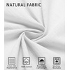 image:imageCOOFANDY Mens Short Sleeve Button Down Shirts Casual Cotton Beach Summer Linen Textured ShirtsWhite