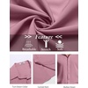 image:imageCOOFANDY Mens Short Sleeve Button Down Shirts Casual Summer Shirt Untucked Dress ShirtsRose