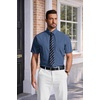 image:imageCOOFANDY Mens Short Sleeve Dress Shirts Wrinkle Free Casual Button Down Shirts with PocketCaptain Blue