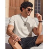 image:imageCOOFANDY Mens T Shirts Short Sleeve Heavyweight Tshirt Casual Crew Neck Tee Shirts for MenBeige