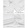 image:imageCOOFANDY Mens V Neck Polo Shirts Short Sleeve Golf TShirts Ribbed Knit Soft TeesWhite
