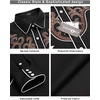 image:imageCOOFANDY Mens Western Cowboy Shirt Long Sleeve Embroidered Shirt Slim Fit Cotton Casual Button Down ShirtBlackpat9
