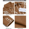 image:imageCOOFANDY Mens Western Cowboy Shirt Long Sleeve Embroidered Shirt Slim Fit Cotton Casual Button Down ShirtLight Brown