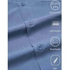 image:imageCOOFANDY Mens Wrinkle Free Shirts 2026 Short Sleeve Casual Button Down Summer Dress Shirts01blue