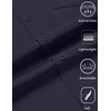 image:imageCOOFANDY Mens Wrinkle Free Shirts 2026 Short Sleeve Casual Button Down Summer Dress ShirtsDark Blue