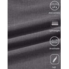 image:imageCOOFANDY Mens Wrinkle Free Shirts 2026 Short Sleeve Casual Button Down Summer Dress ShirtsMedium Gray
