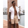 image:imageCOOFANDY Mens Wrinkle Free Shirts 2026 Short Sleeve Casual Button Down Summer Dress ShirtsWhite