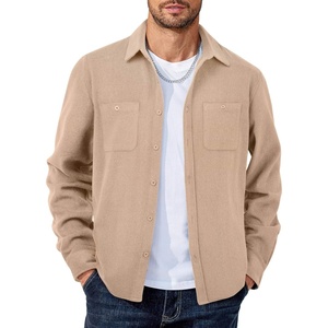 image:imageCOOFANDY Mens Flannel Shirts Long Sleeve Casual Cotton Plaid Button Down Shirt Jacket with PocketsKhaki