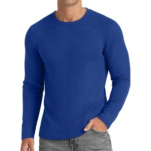 image:imageCOOFANDY Mens Long Sleeve Muscle T Shirts Slim Fit Casual Crew Neck Ribbed Tee ShirtsRoyal Blue
