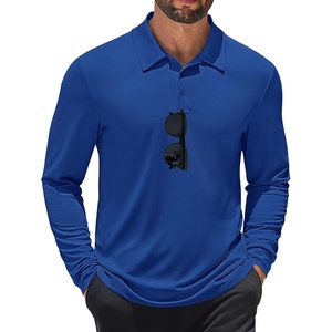 image:imageCOOFANDY Mens Polo Shirt Long Sleeve Golf Shirt Lightweight UPF 50 Sun Protection Quick Dry Moisture Wicking Collared ShirtDark Blue