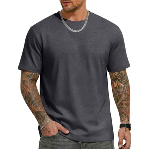 image:imageCOOFANDY Mens T Shirts Short Sleeve Heavyweight Tshirt Casual Crew Neck Tee Shirts for MenDark Grey