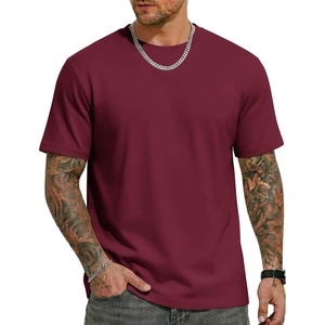 image:imageCOOFANDY Mens T Shirts Short Sleeve Heavyweight Tshirt Casual Crew Neck Tee Shirts for MenWine Red