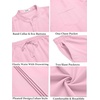 image:imageCOOFANDY Mens 2 Piece Cotton Sets Casual Long Sleeve Cuban Henley Shirt and Loose Pants Set Beach Vacation OutfitsDark Pink