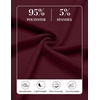 image:imageCOOFANDY Mens 2 Pieces Outfits Casual Quarter Zip Polo Shirt and Jogging Pants Summer Tracksuits SetDark Red