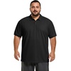 image:imageCOOFANDY Mens Big and Tall Polo Shirts Golf Shirt Short Sleeve Cotton Pique T Shirts Quick DryBlack