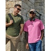 image:imageCOOFANDY Mens Cotton TShirts Oversized Shirt Short Sleeves Streetwear Loose Fit Summer Tee Tops Washed Basic Unisex ShirtsPink