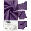 image:imageCOOFANDY Mens Cotton TShirts Oversized Shirt Short Sleeves Streetwear Loose Fit Summer Tee Tops Washed Basic Unisex ShirtsPurple