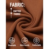 image:imageCOOFANDY Mens Knit Polo Shirts Casual Short Sleeve Button Down Shirts Crochet Classic Golf Polo Collared ShirtsLight Brown