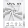 image:imageCOOFANDY Mens Long Sleeve Shirts Crew Neck Cotton T Shirt Basic Casual Shirts Solid Classic TeeAll White