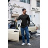image:imageCOOFANDY Mens Long Sleeve Shirts Crew Neck Cotton T Shirt Basic Casual Shirts Solid Classic TeeBlack