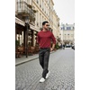 image:imageCOOFANDY Mens Long Sleeve Tee Shirts Stretch Crew Neck Thermal Shirts Casual T Shirts for MenDeep Red