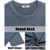 image:imageCOOFANDY Mens Shirt and Shorts Set 2 Piece Fashion Summer Tracksuits Cotton Oversized TShirts Cargo Shorts OutfitsDark Blue