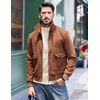 image:imageCOOFANDY Mens Slim Fit Mock Turtleneck T Shirt Casual Basic Knitted Long Sleeve Pullover SweaterApricot