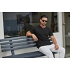 image:imageCOOFANDY Mens T Shirts Short Sleeve Classic V Neck TShirt Casual Summer Basic Tee ShirtAblack