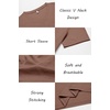 image:imageCOOFANDY Mens T Shirts Short Sleeve Classic V Neck TShirt Casual Summer Basic Tee ShirtBrown